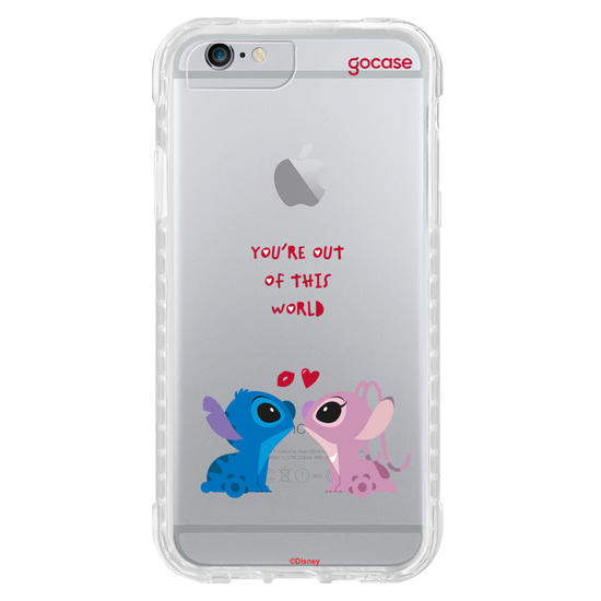 Capinha para celular  Stitch & Angel - Together Always