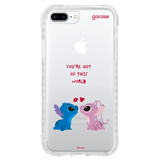 Capinha para celular  Stitch & Angel - Together Always