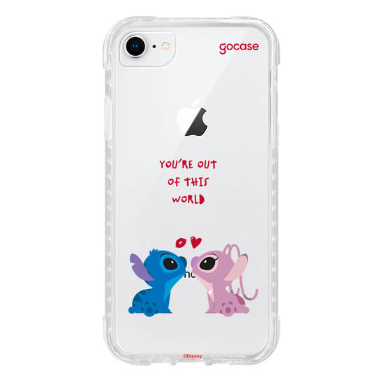 Capinha para celular  Stitch & Angel - Together Always