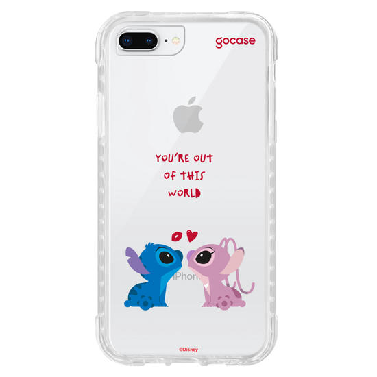 Capinha para celular  Stitch & Angel - Together Always