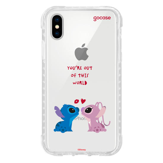 Capinha para celular  Stitch & Angel - Together Always