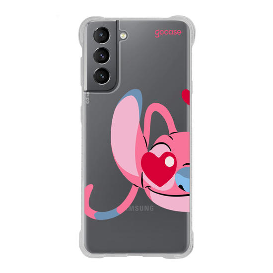 Capinha para celular  Stitch - Angel Apaixonada