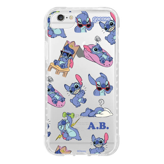 Capinha para celular  Lilo & Stitch - Funny Poses Pattern