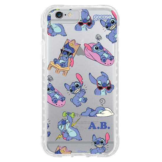 Capinha para celular  Lilo & Stitch - Funny Poses Pattern