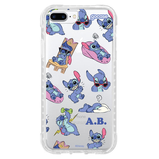 Capinha para celular  Lilo & Stitch - Funny Poses Pattern