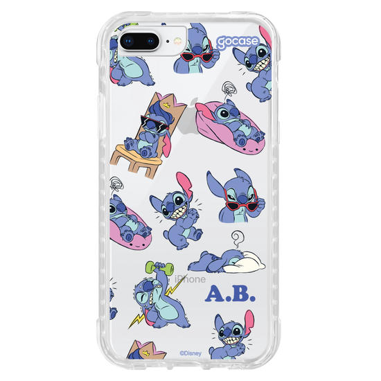 Capinha para celular  Lilo & Stitch - Funny Poses Pattern