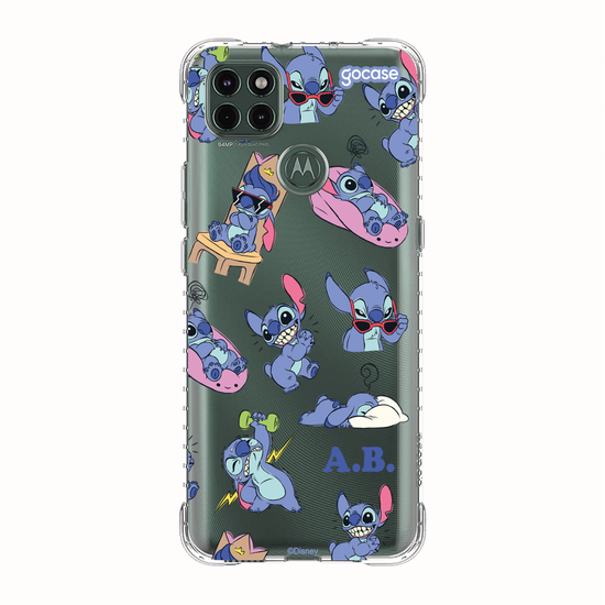 Capinha para celular  Lilo & Stitch - Funny Poses Pattern