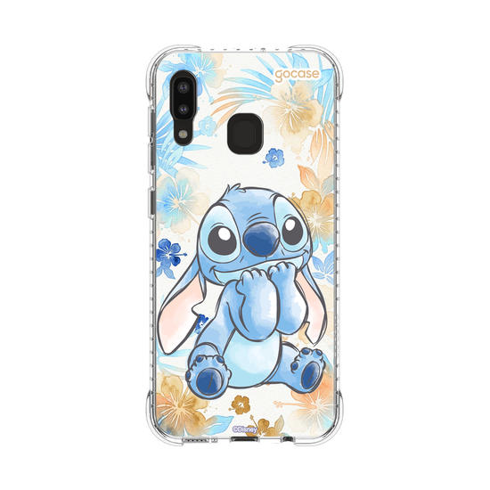 Capinha para celular  Lilo & Stitch - Stitch na Aquarela Tropical