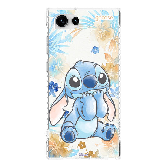 Capinha para celular  Lilo & Stitch - Stitch na Aquarela Tropical