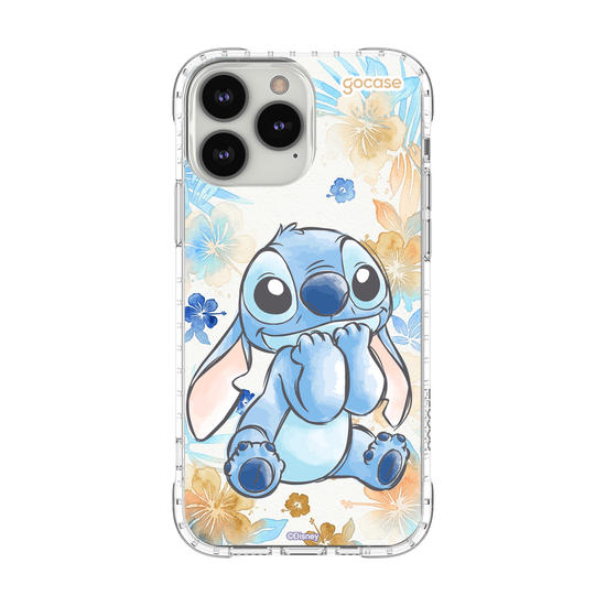 Capinha para celular  Lilo & Stitch - Stitch na Aquarela Tropical