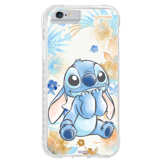 Capinha para celular  Lilo & Stitch - Stitch na Aquarela Tropical