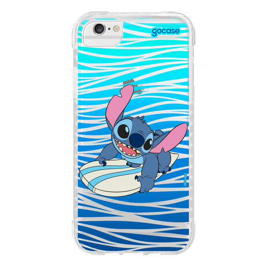 Capinha para celular  Lilo & Stitch - Surfando nas Ondas