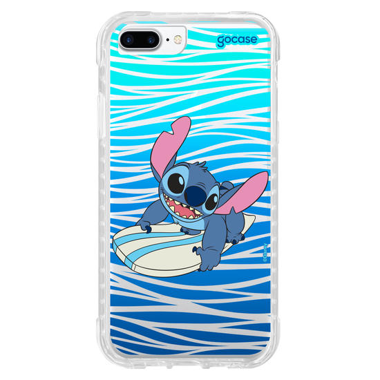 Capinha para celular  Lilo & Stitch - Surfando nas Ondas