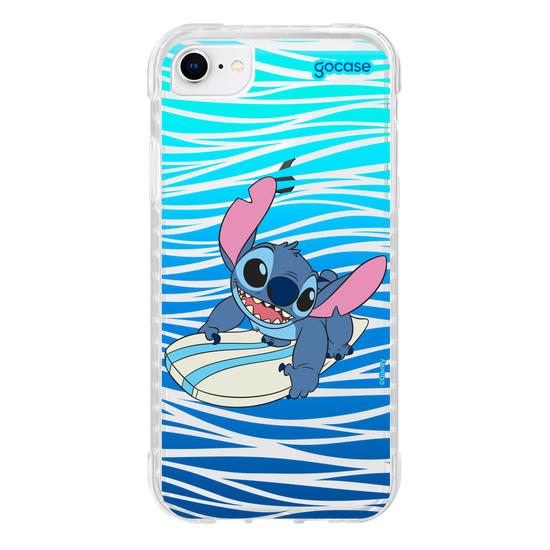 Capinha para celular  Lilo & Stitch - Surfando nas Ondas