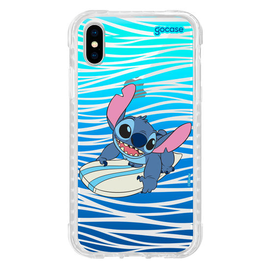 Capinha para celular  Lilo & Stitch - Surfando nas Ondas
