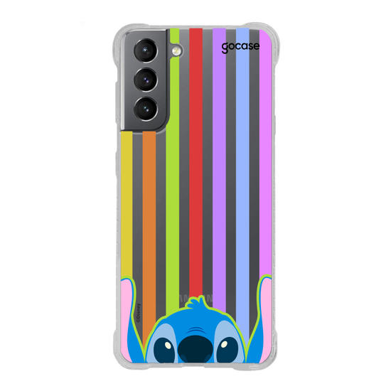 Capinha para celular  Lilo e Stitch - Listras Groovy