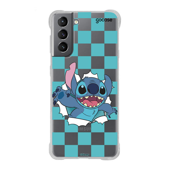 Capinha para celular  Lilo e Stitch - Xadrez com Fofura