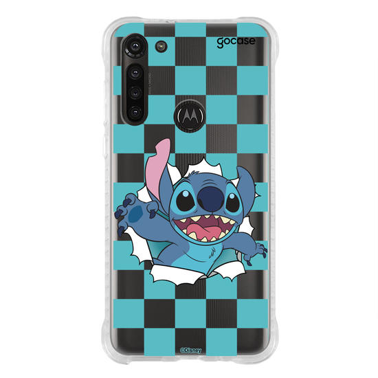 Capinha para celular  Lilo e Stitch - Xadrez com Fofura