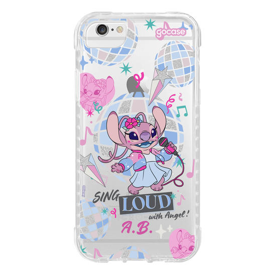 Capinha para celular  Lilo & Stitch - Angel Popstar Disco