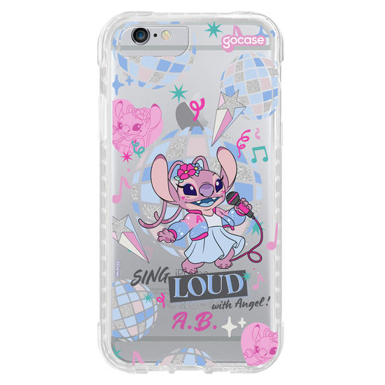 Capinha para celular  Lilo & Stitch - Angel Popstar Disco