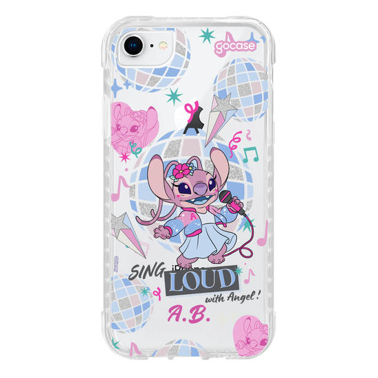 Capinha para celular  Lilo & Stitch - Angel Popstar Disco