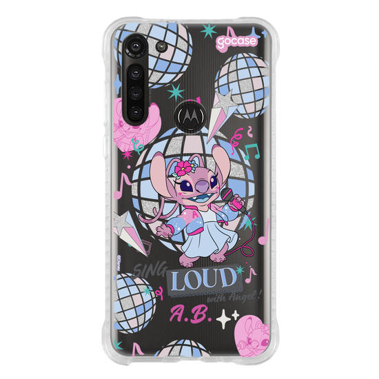 Capinha para celular  Lilo & Stitch - Angel Popstar Disco