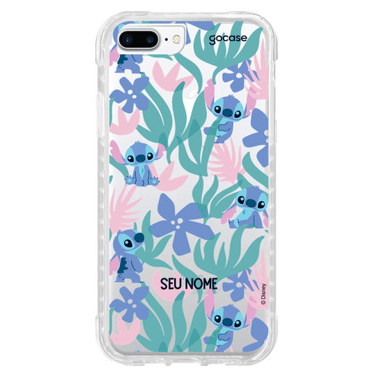 Capinha para celular Lilo & Stitch - Stitch Folhas