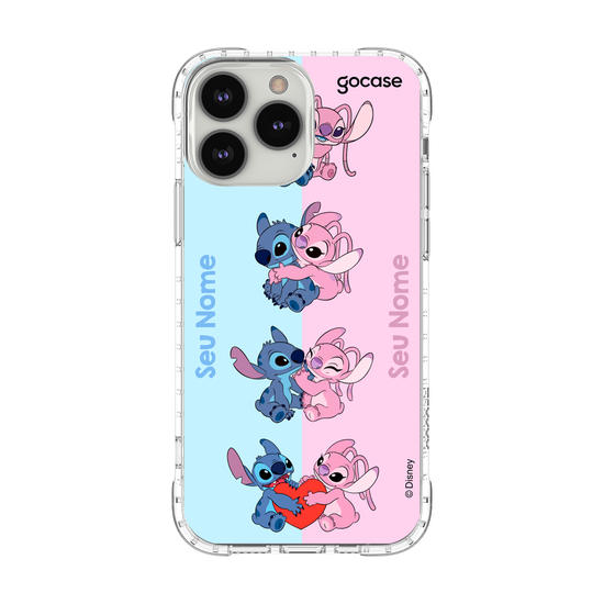 Capinha para celular Lilo & Stitch - Stitch e Angel Amor Brincalhão