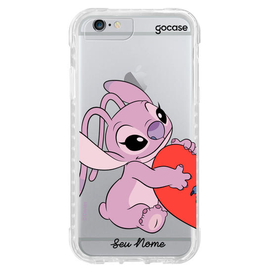 Capinha para celular Lilo & Stitch - Angel Coração