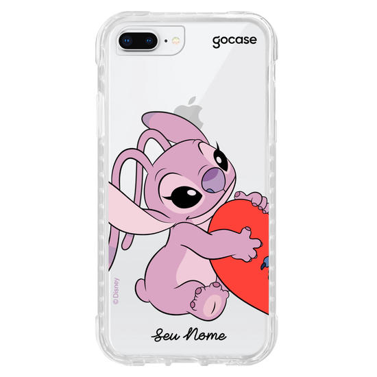 Capinha para celular Lilo & Stitch - Angel Coração