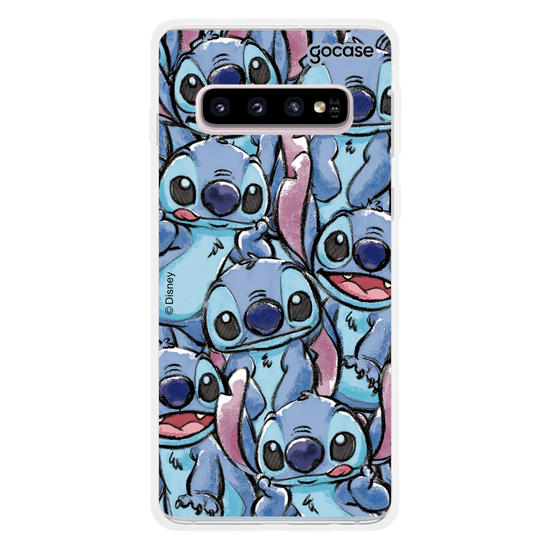 Capinha para celular Samsung Galaxy S10 Lilo Stitch Stitch's