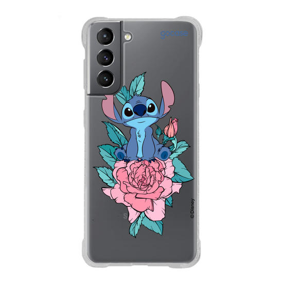 Capinha para celular Lilo & Stitch - Stitch Flor