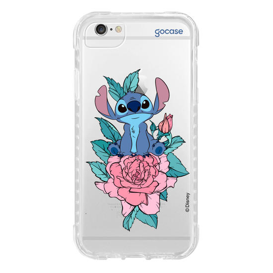 Capinha para celular Lilo & Stitch - Stitch Flor