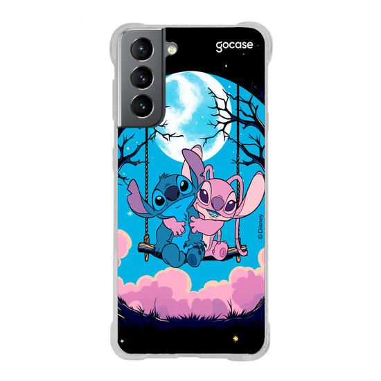 Capinha para celular Lilo & Stitch - Meeting by Moonlight