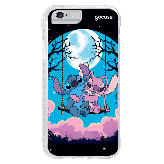 Capinha para celular Lilo & Stitch - Meeting by Moonlight