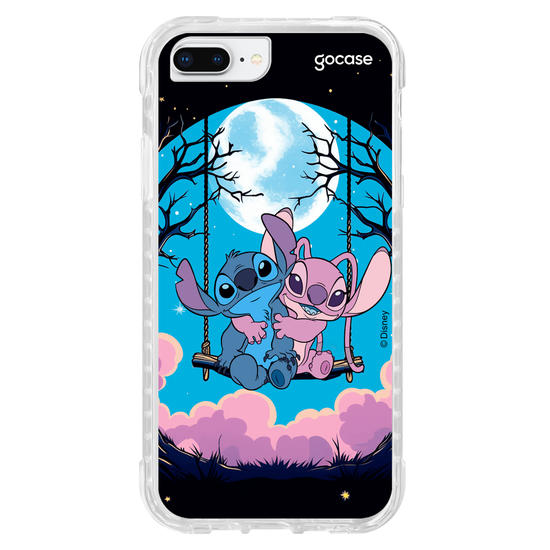 Capinha para celular Lilo & Stitch - Meeting by Moonlight