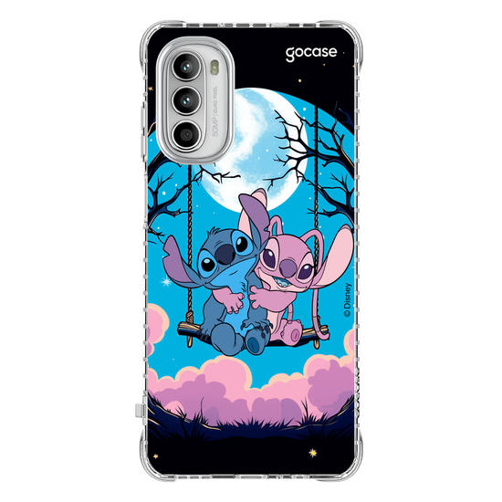 Capinha para celular Lilo & Stitch - Meeting by Moonlight