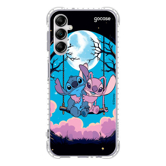 Capinha para celular Lilo & Stitch - Meeting by Moonlight