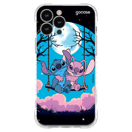Capinha para celular Lilo & Stitch - Meeting by Moonlight