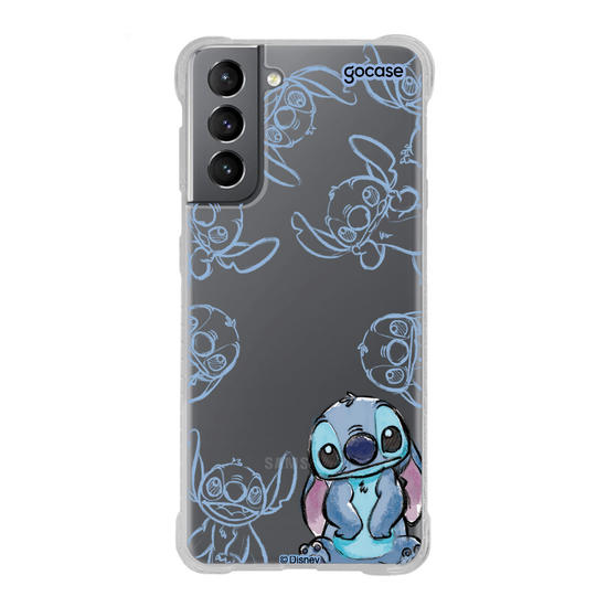 Capinha para celular Lilo & Stitch - Inicial Elegant Stitch