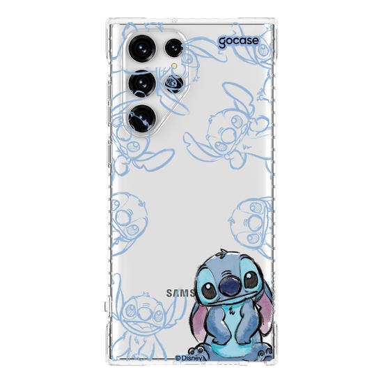 Capinha para celular Lilo & Stitch - Inicial Elegant Stitch