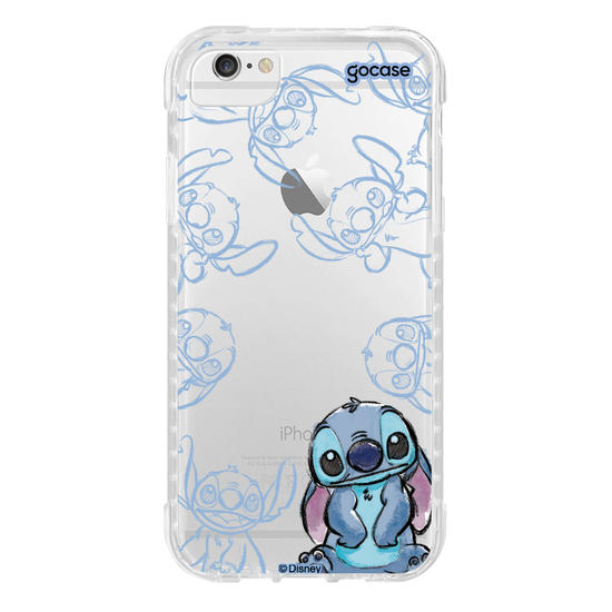 Capinha para celular Lilo & Stitch - Inicial Elegant Stitch