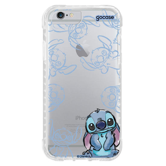 Capinha para celular Lilo & Stitch - Inicial Elegant Stitch