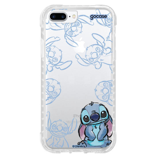 Capinha para celular Lilo & Stitch - Inicial Elegant Stitch
