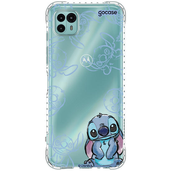Capinha para celular Lilo & Stitch - Inicial Elegant Stitch