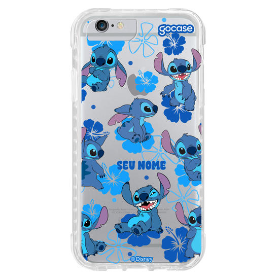 Capinha para celular Lilo & Stitch - Flores Havaianas
