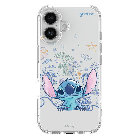 Capinha para celular Lilo & Stitch - Waves and Leaves