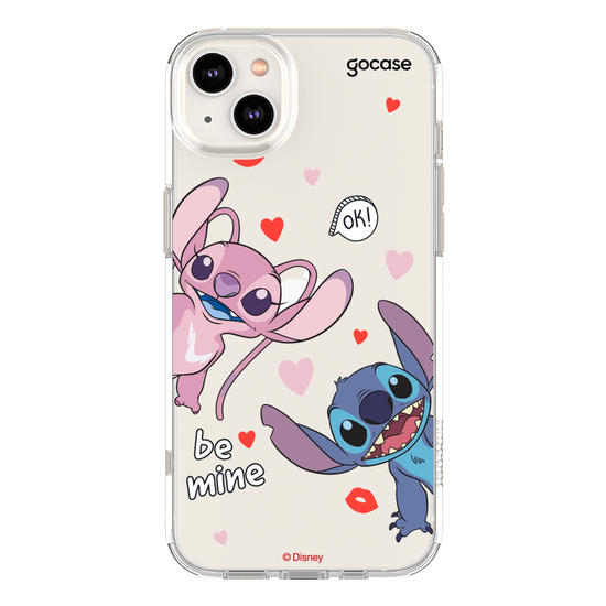 Capinha para celular Lilo & Stitch - Stitch e Angel Be Mine