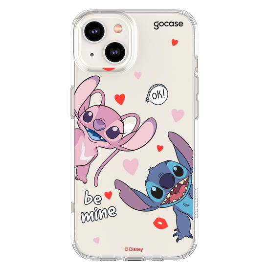 Capinha para celular Lilo & Stitch - Stitch e Angel Be Mine