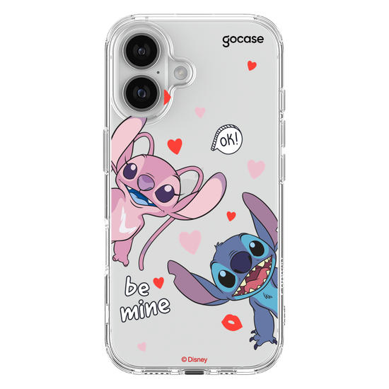 Capinha para celular Lilo & Stitch - Stitch e Angel Be Mine